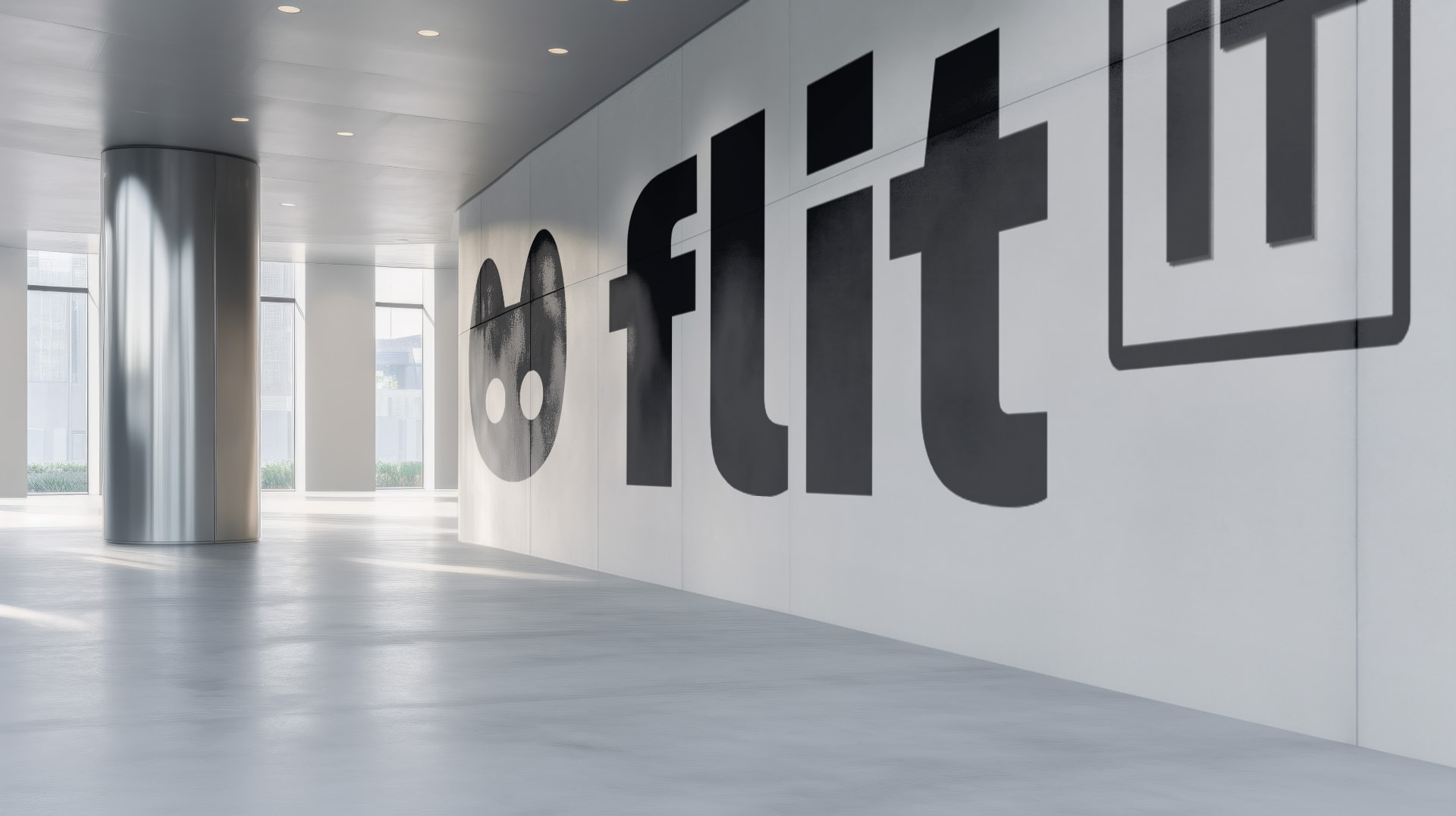Superficie blanca con el logotipo FLITeats
